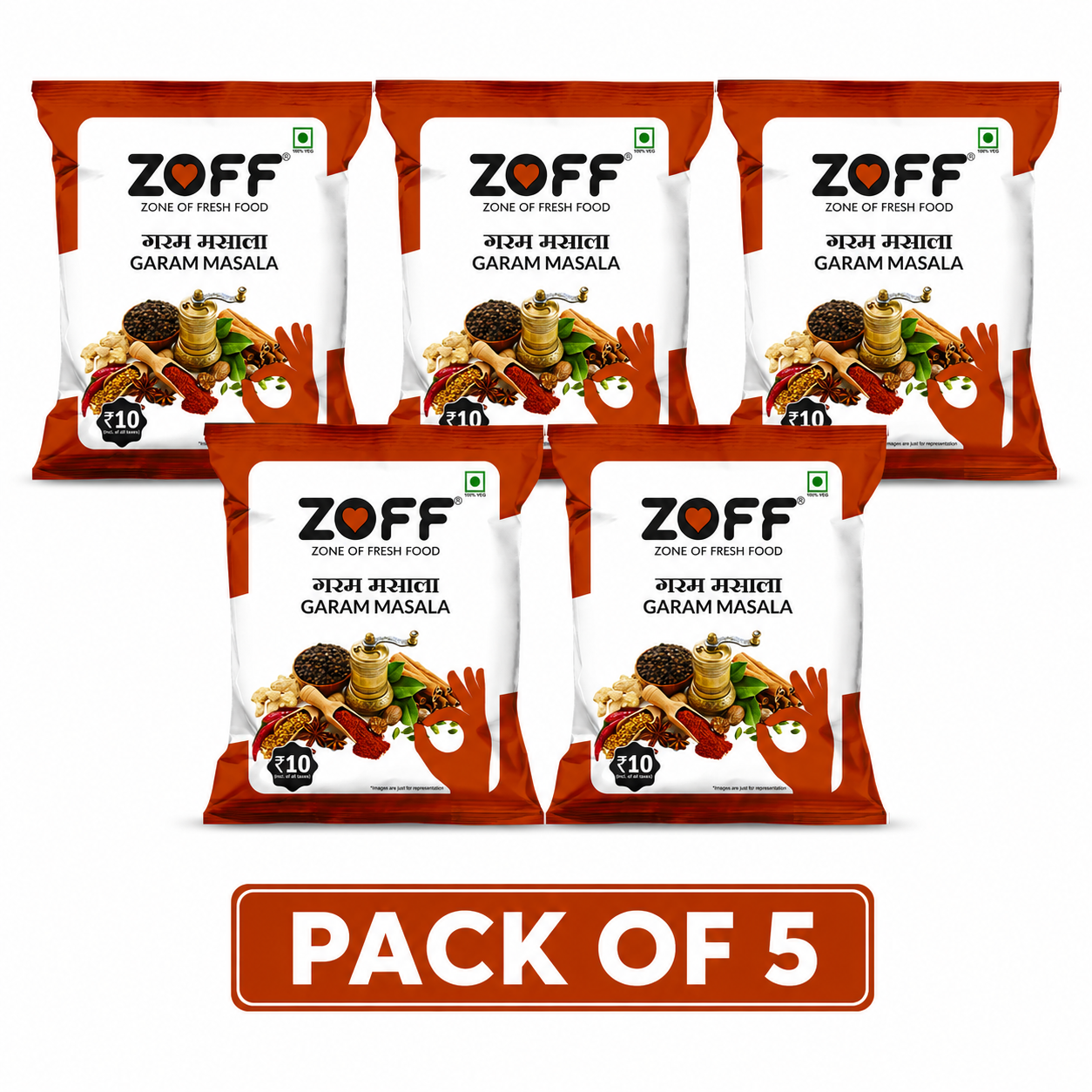 Garam Masala Powder 10Rs Pack of 5