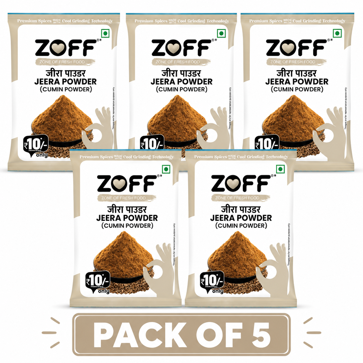 Jeera Powder 10Rs Pack of 5