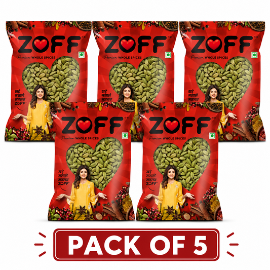 Green Cardamom Whole 10Rs Pack of 5