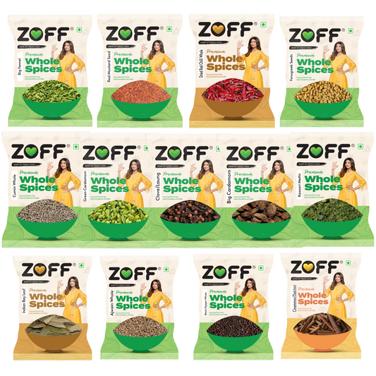 Zoff Kitchen whole spices - Pack of 13