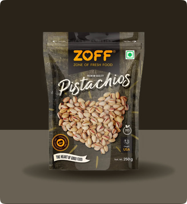 Zoff Roasted & Salted Pista | Net weight - 250g