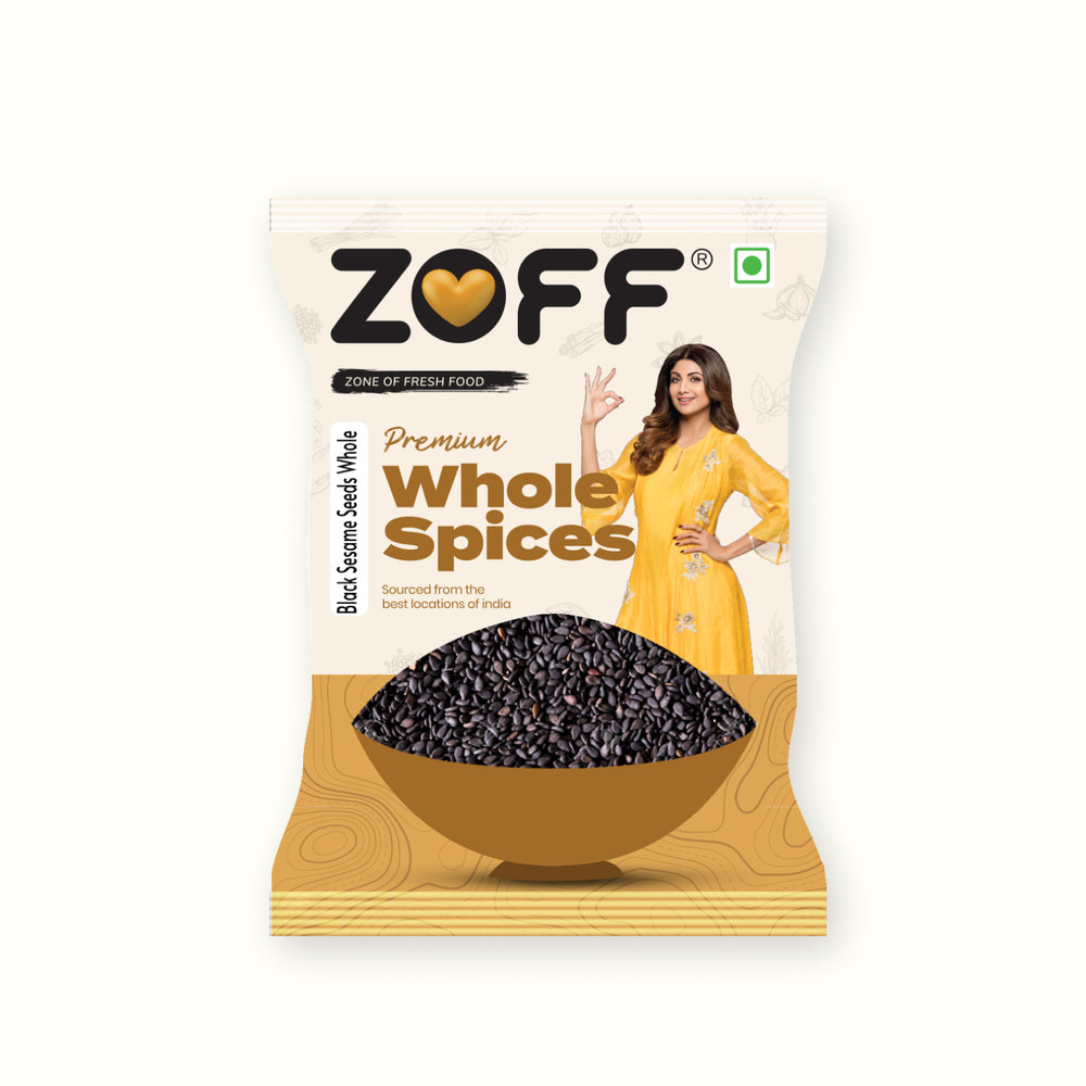 
                  
                    Zoff Black Sesame Seeds | Kaale Til | Indian Spice 100 g
                  
                