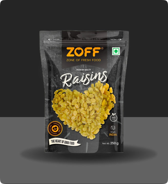 Zoff Green Raisins  Net weight -250g