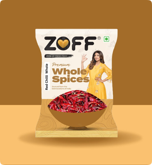 Zoff Dried Red Chilli | Natural and Fresh Sukhi | Lal Mirch Farm Picked