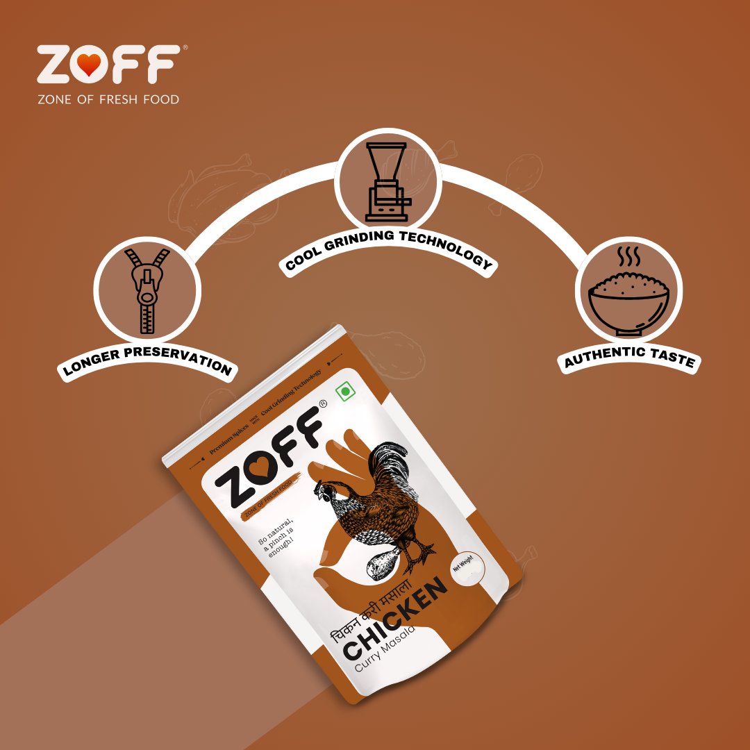 
                  
                    Zoff Chicken Masala 100Gm
                  
                