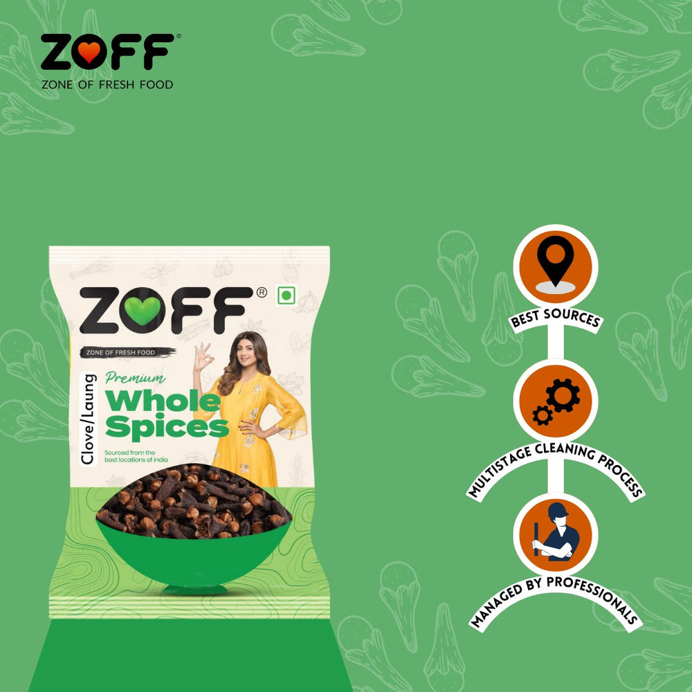 
                  
                    Zoff Aroma Laung Whole | Premium Clove Spices
                  
                