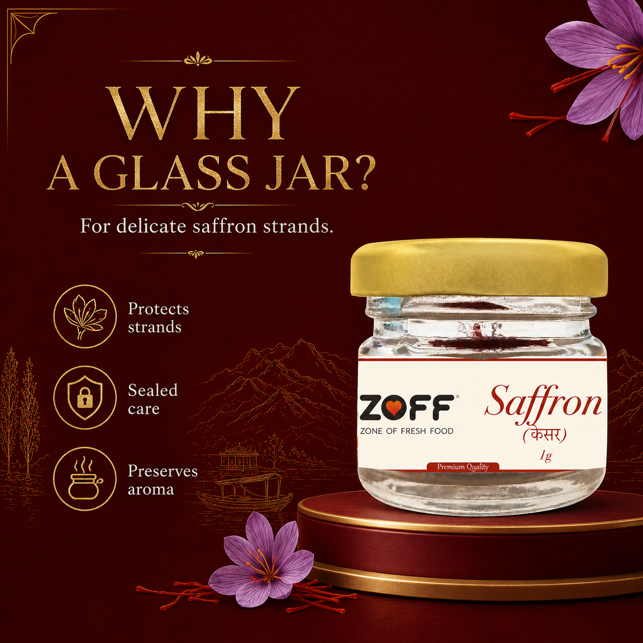 Zoff Kesar 1g (Saffron)
