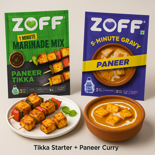 Tikka Starter + Paneer Gravy Curry