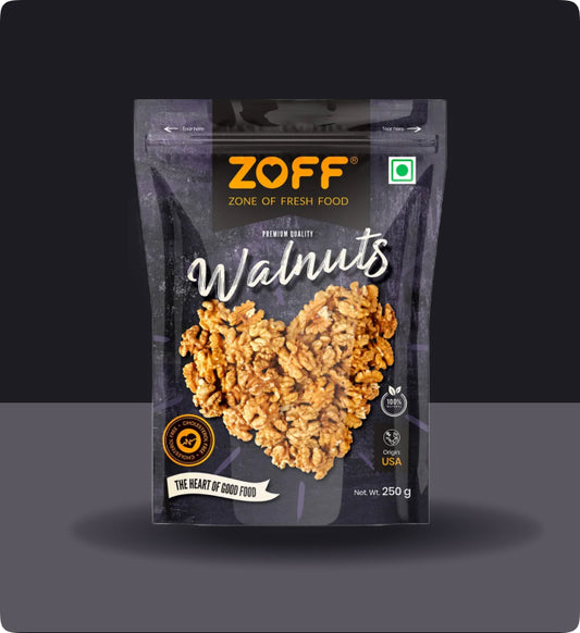 Zoff Walnut Kernels:  | 250g Pack