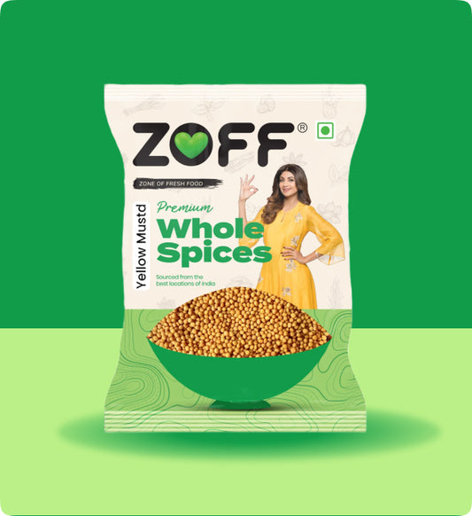 Zoff Yellow Mustard Whole | 100 g