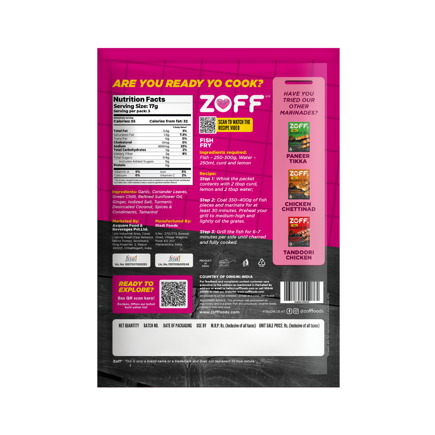 fish fry ready to cook by ZOFF