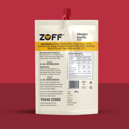 garlic and ginger paste By ZOFF