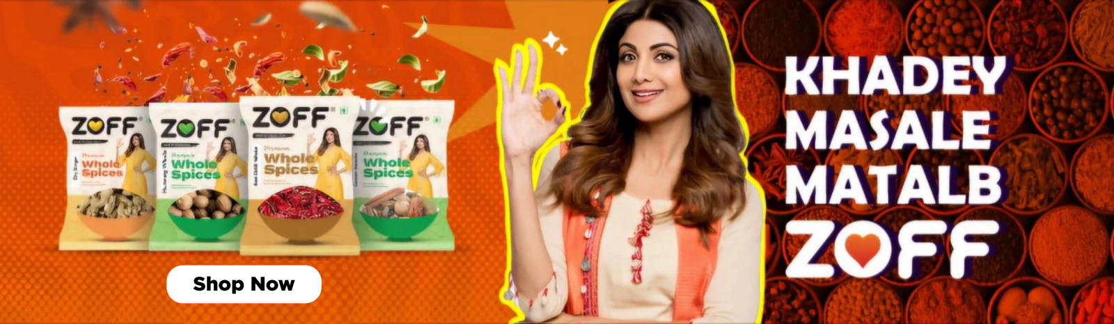 Khade masale banner for zoff