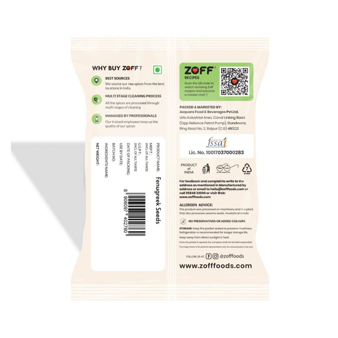 methi dana seed by ZOFF