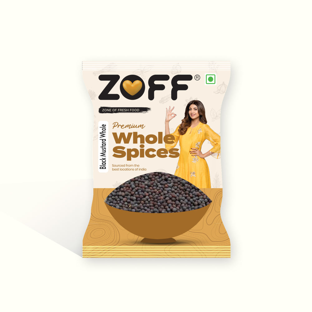 
                  
                    ZOFF Black Mustard Seeds | Kala Sarso Whole
                  
                
