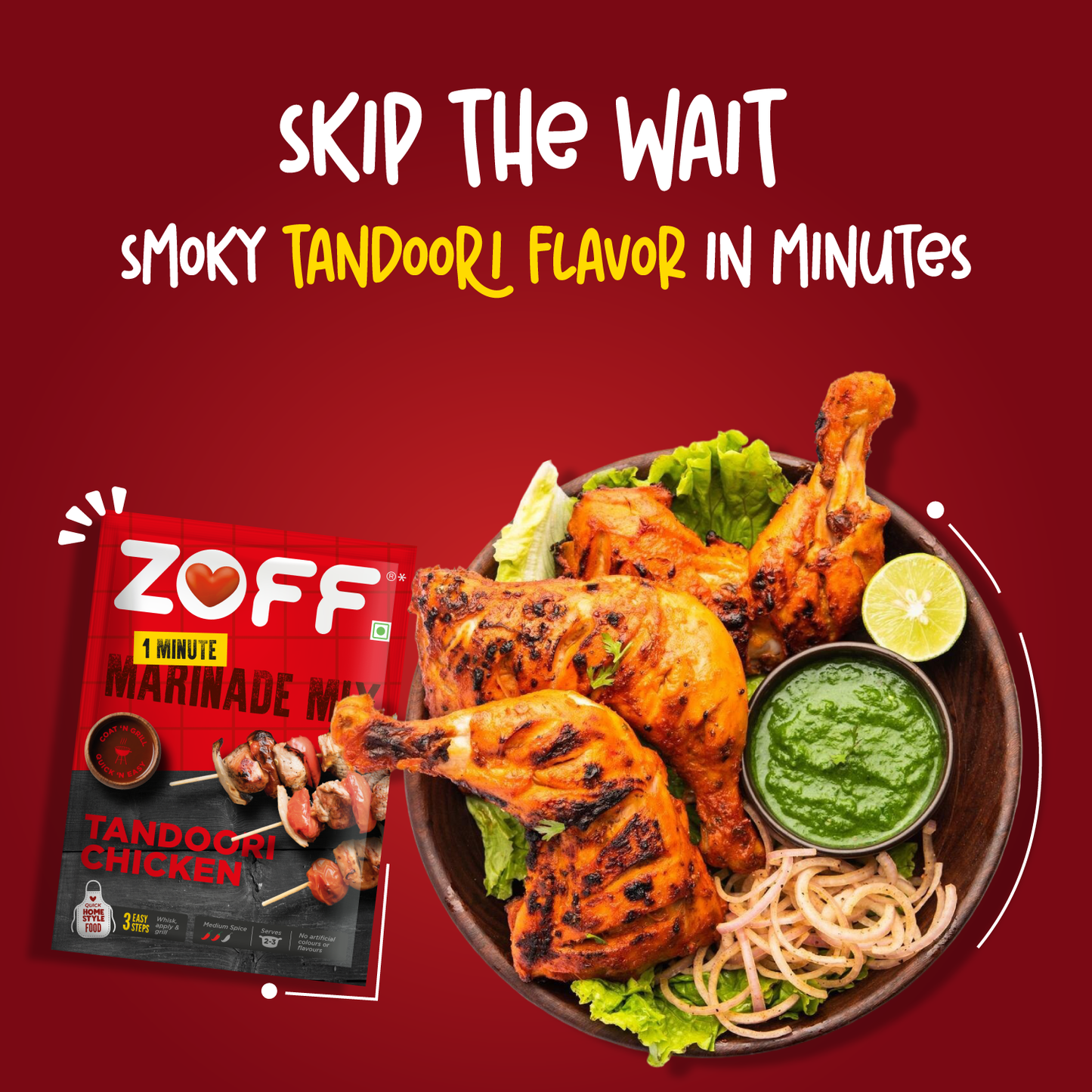 instant marinade mix tandoori chicken