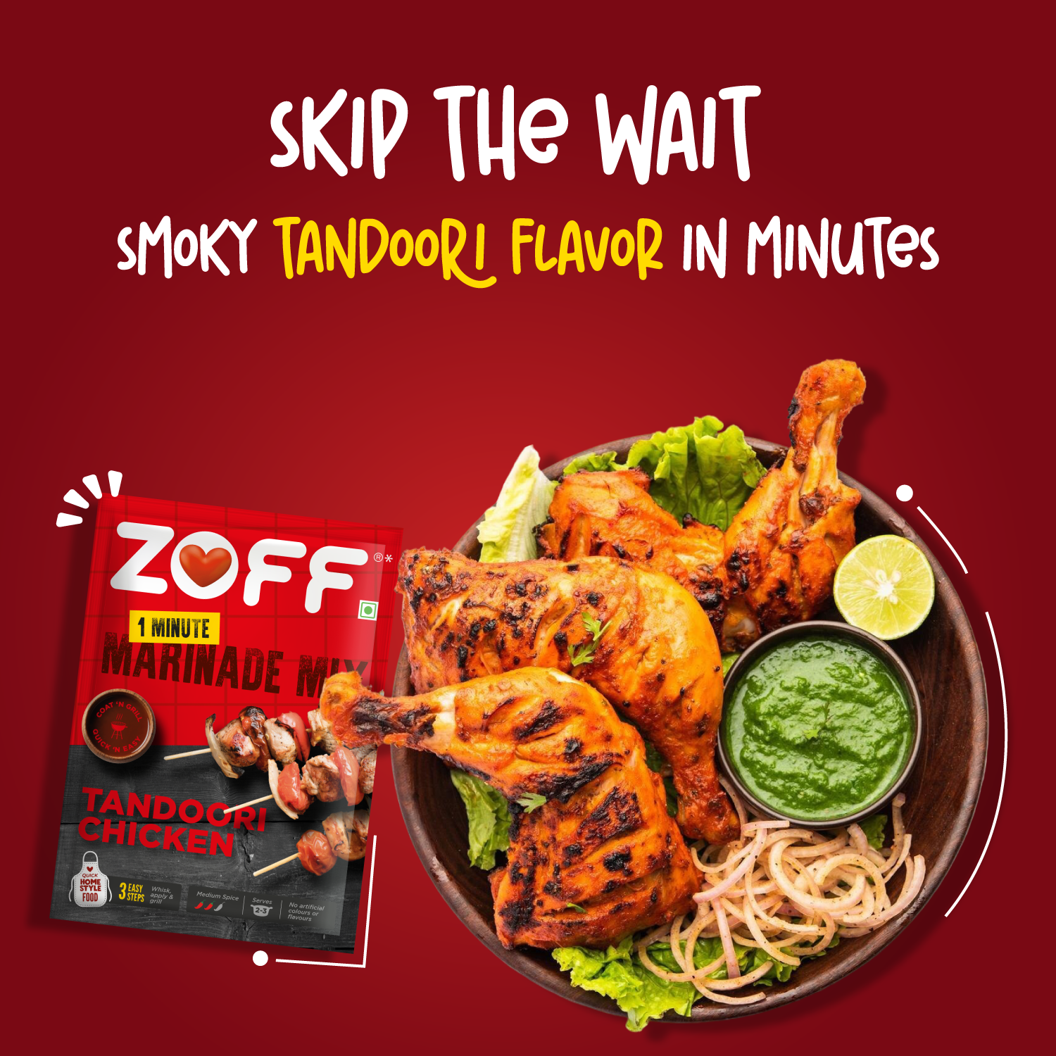 instant marinade mix tandoori chicken