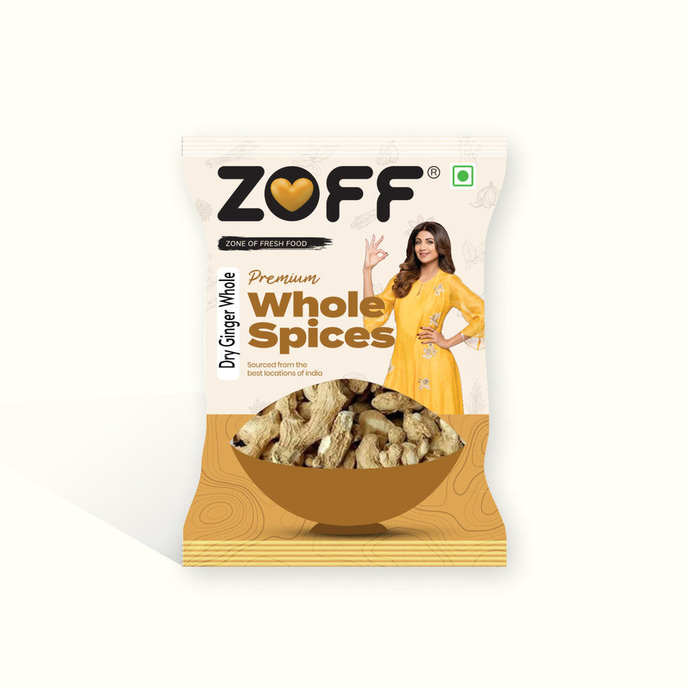 Zoff Dry Ginger | Healthy Whole Saunth Spices | 100% Natural