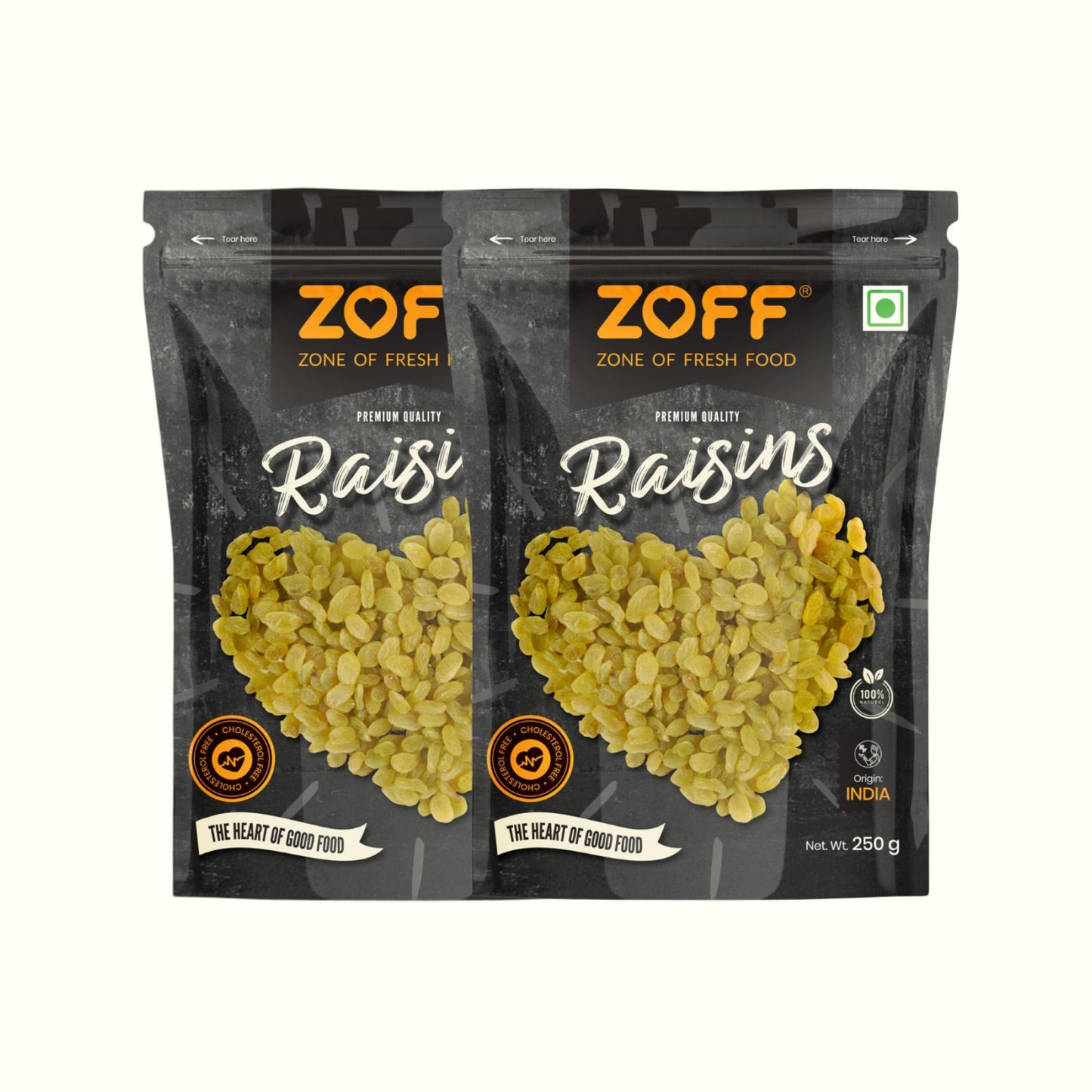
                  
                    Raisins|Kishmish - Net weight 500 g Premium Quality,  (250g*2)
                  
                