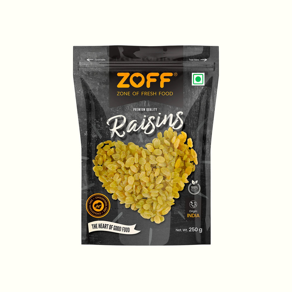 Zoff Green Raisins  Net weight -250g