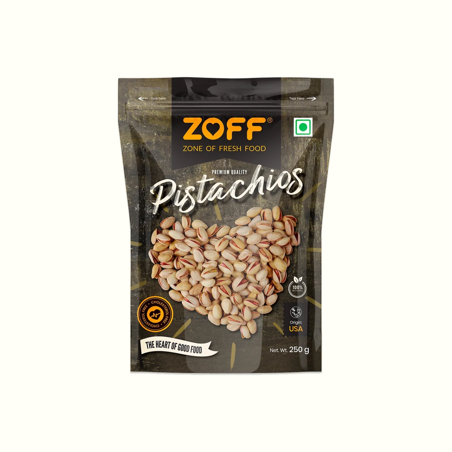 salted pistachios roasted pista by ZOFF