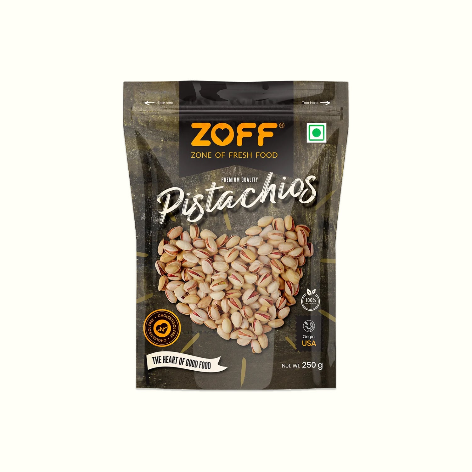 salted pistachios roasted pista by ZOFF