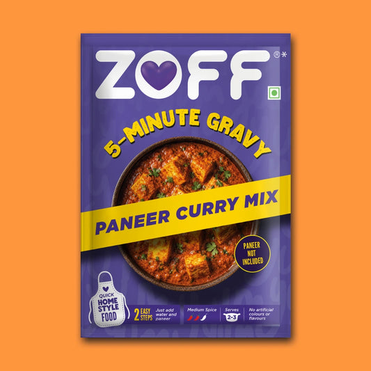 ZOFF 5 Minute Paneer Gravy Mix pack