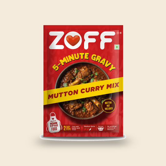 ZOFF 5 Minute Mutton Gravy Mix pack