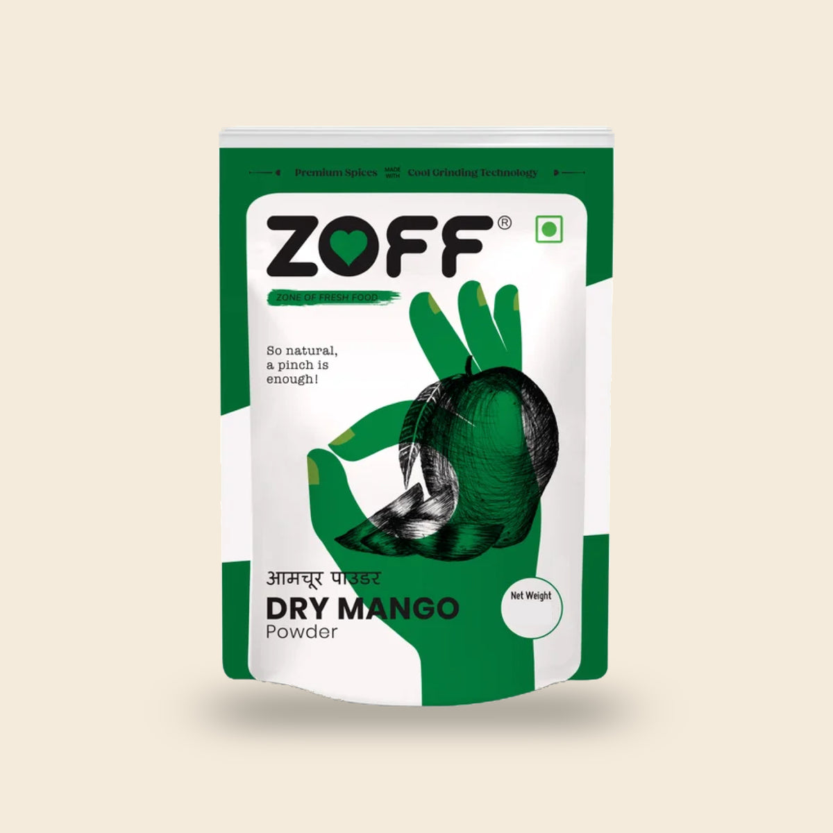 ZOFF Tangy Dry Mango Powder pack
