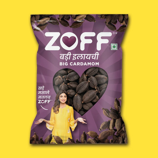 ZOFF Smoky Whole Black Cardamom pack