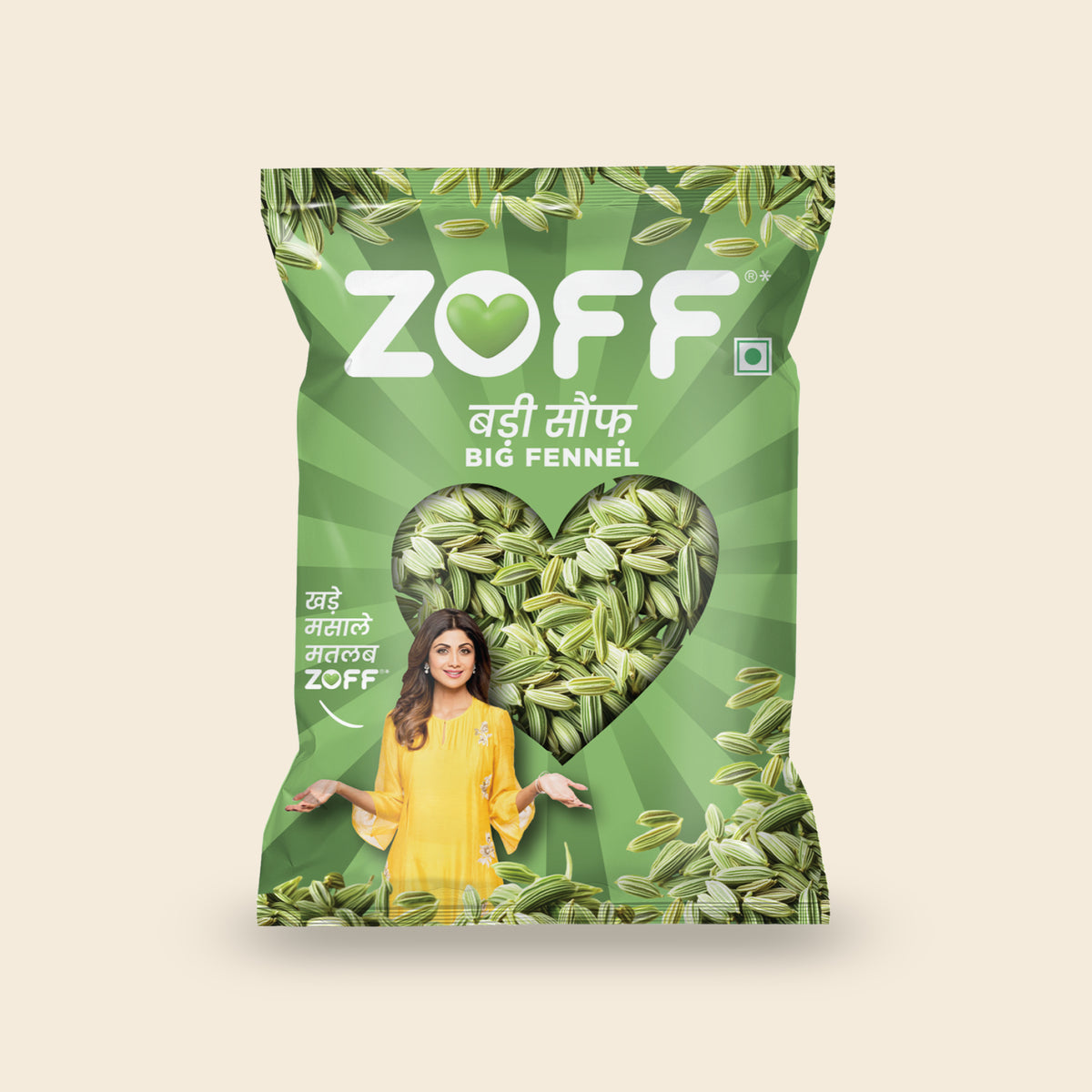 ZOFF Sweet Whole Fennel Seeds pack