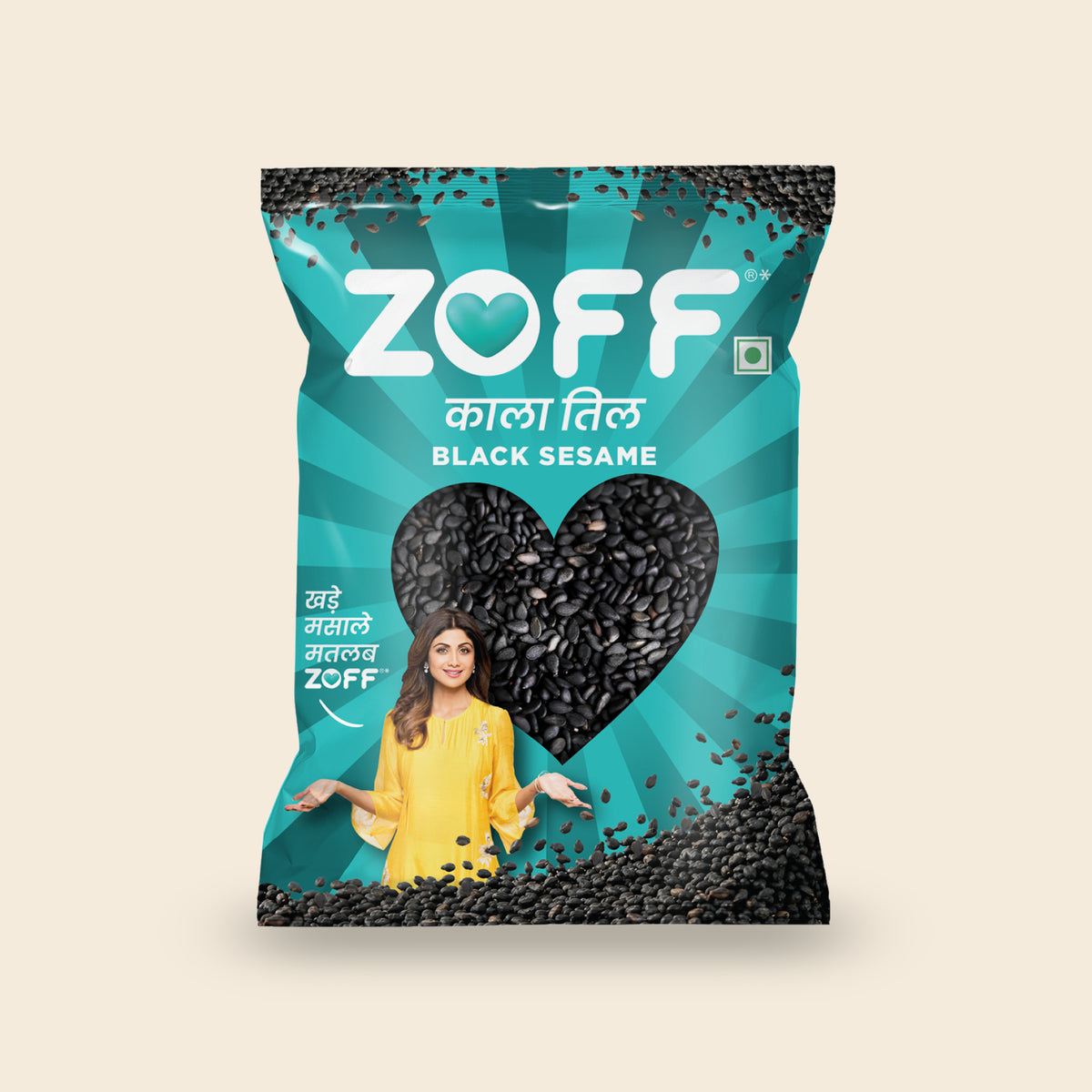 ZOFF Nutty Black Sesame Seeds pack