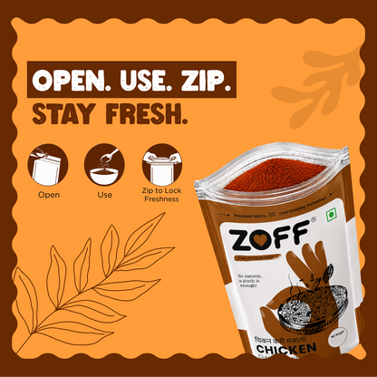 ZOFF Chicken, Garam and Meat Masala combo 6