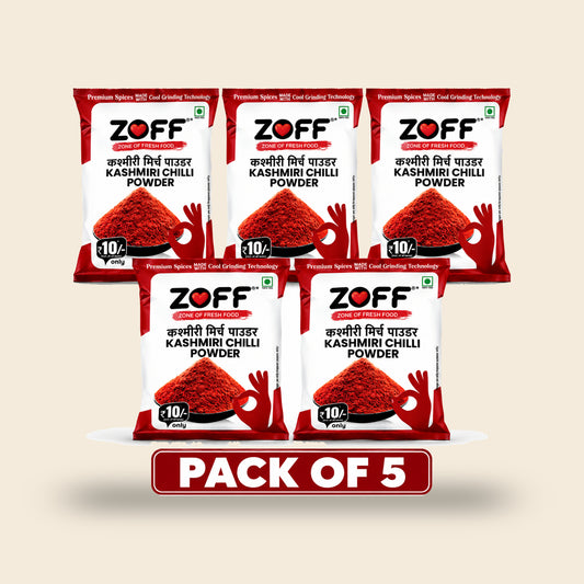 ZOFF Kashmiri Chilli Powder 10Rs Pack of 5 pack