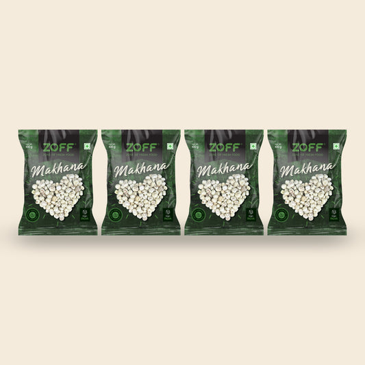 ZOFF Makhana Pack of 4 pack