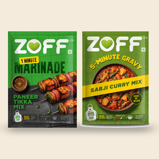 ZOFF Paneer Tikka + Magic Mix Gravy pack
