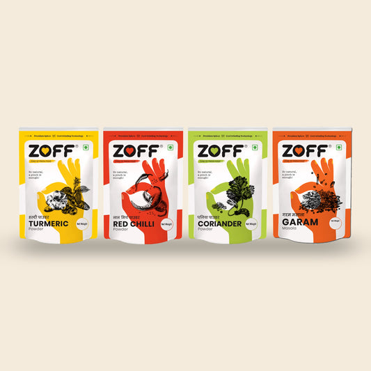 ZOFF Starter Basic Spices Kit Pack of 4 pack